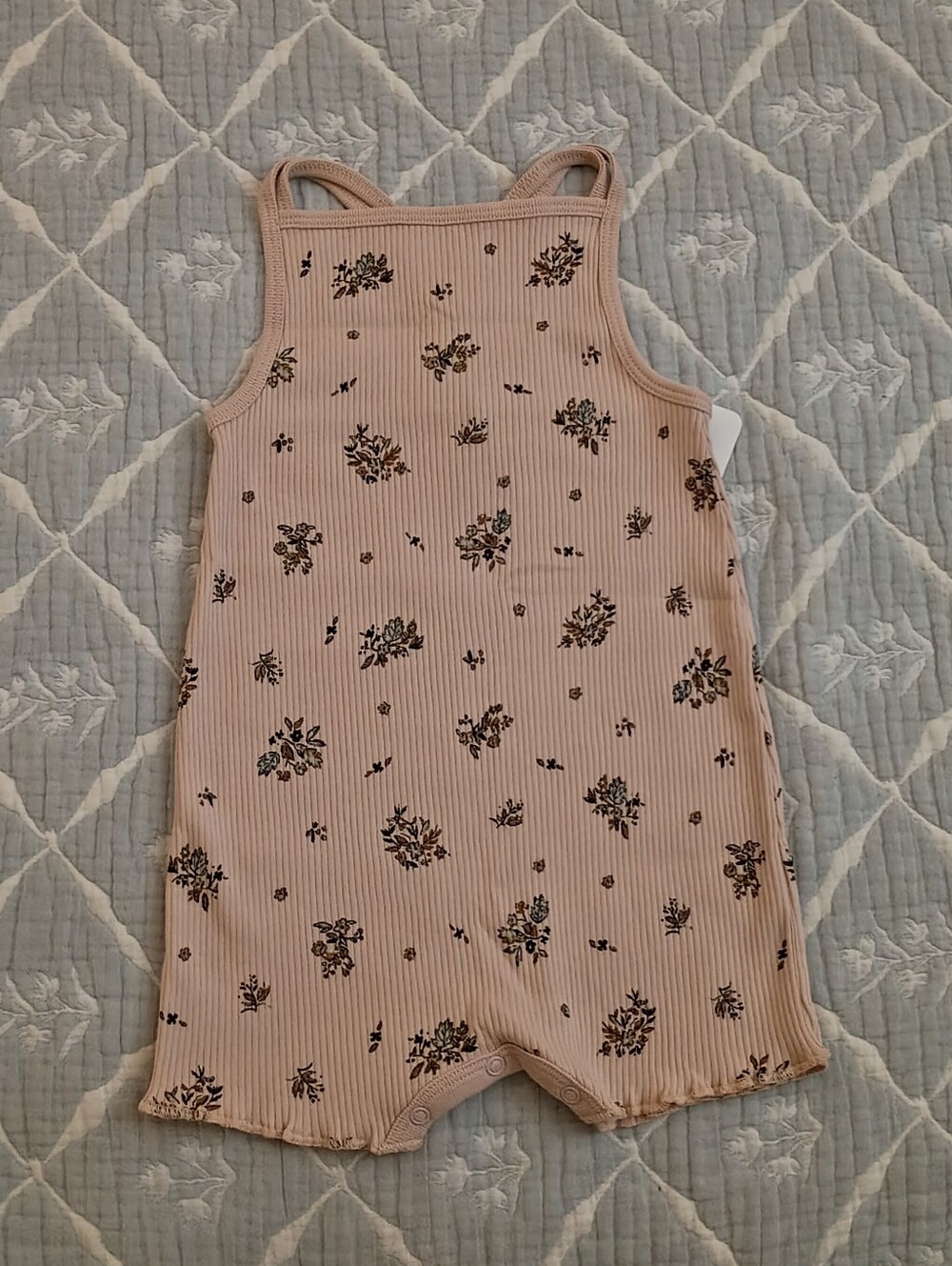 Fin & Vince Pretty In Floral Double Strap Romper 18-24 Months NWT